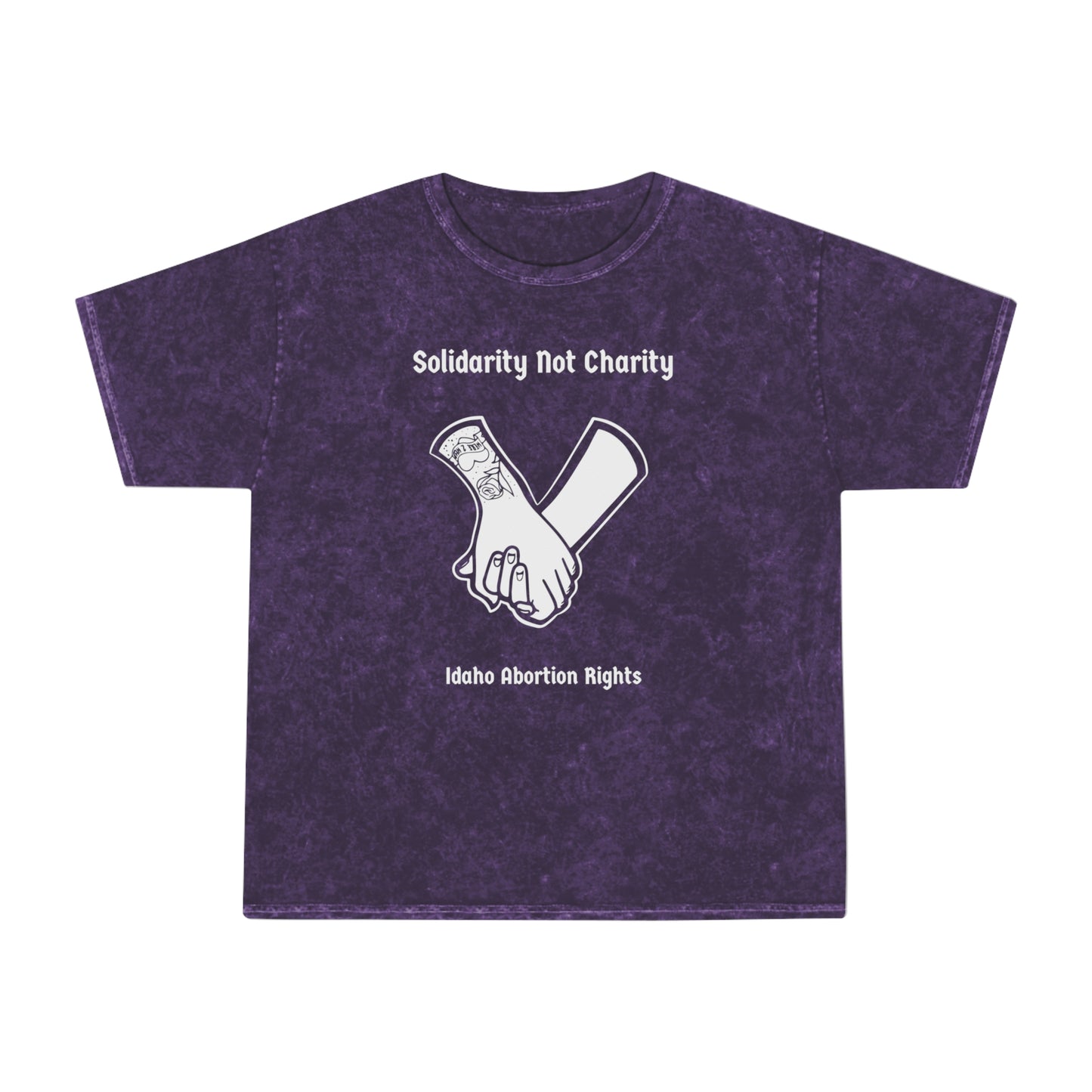 Solidarity Not Charity Mineral Wash T-Shirt