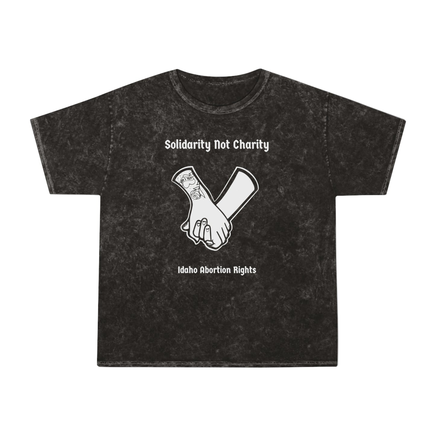 Solidarity Not Charity Mineral Wash T-Shirt