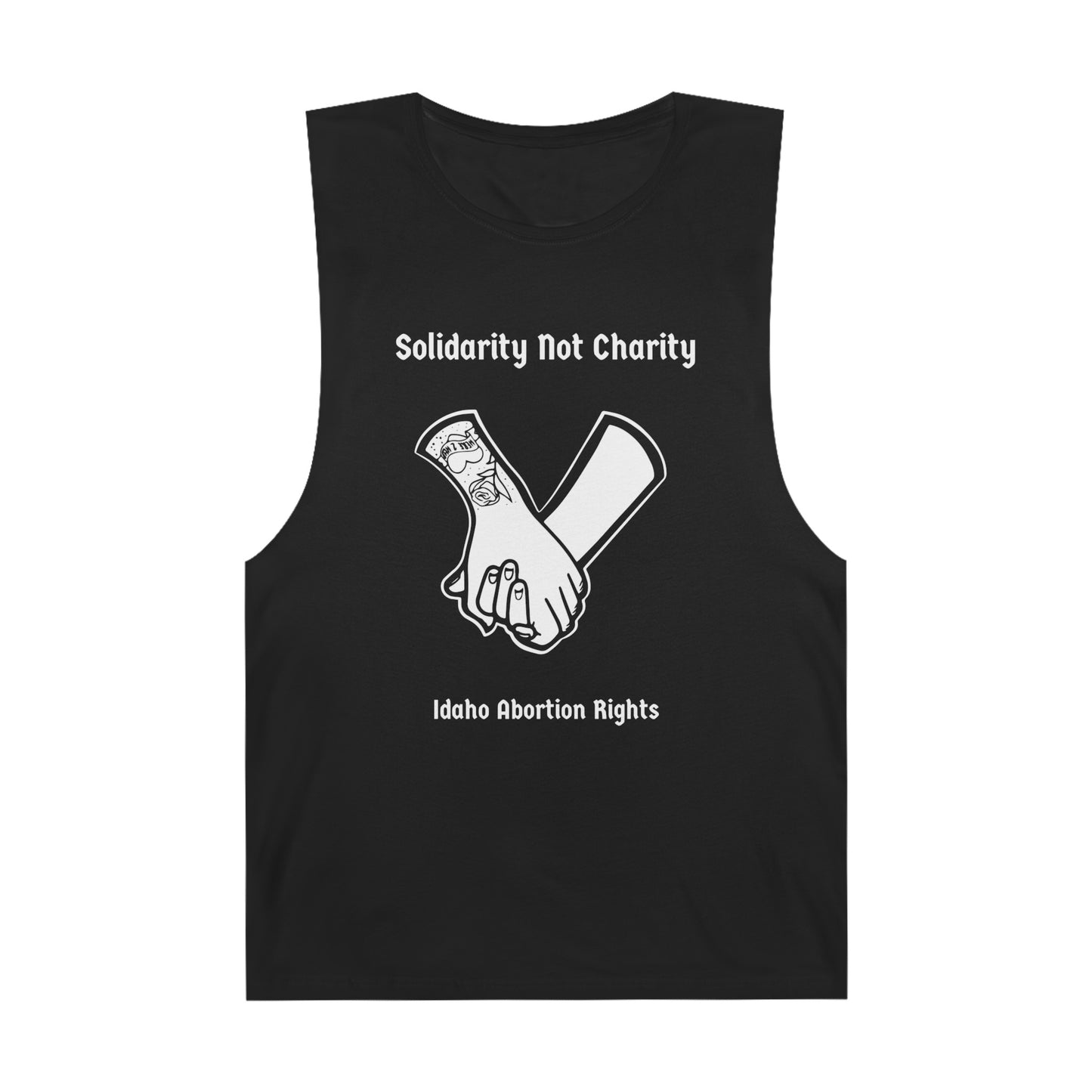 Solidarity Not Charity Tank