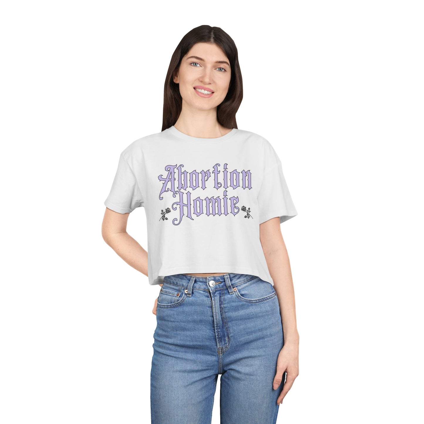 Abortion Homie Crop Tee