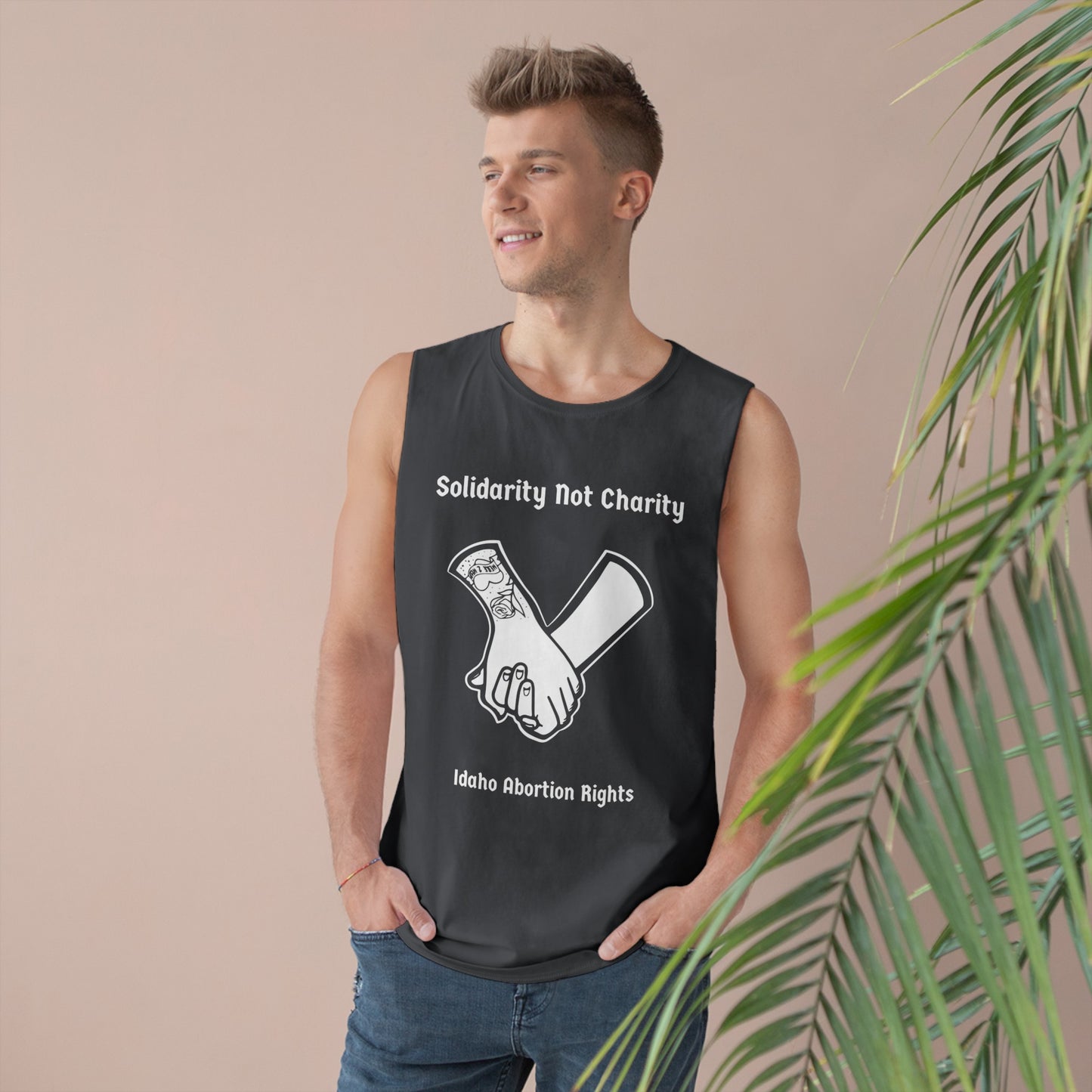 Solidarity Not Charity Tank