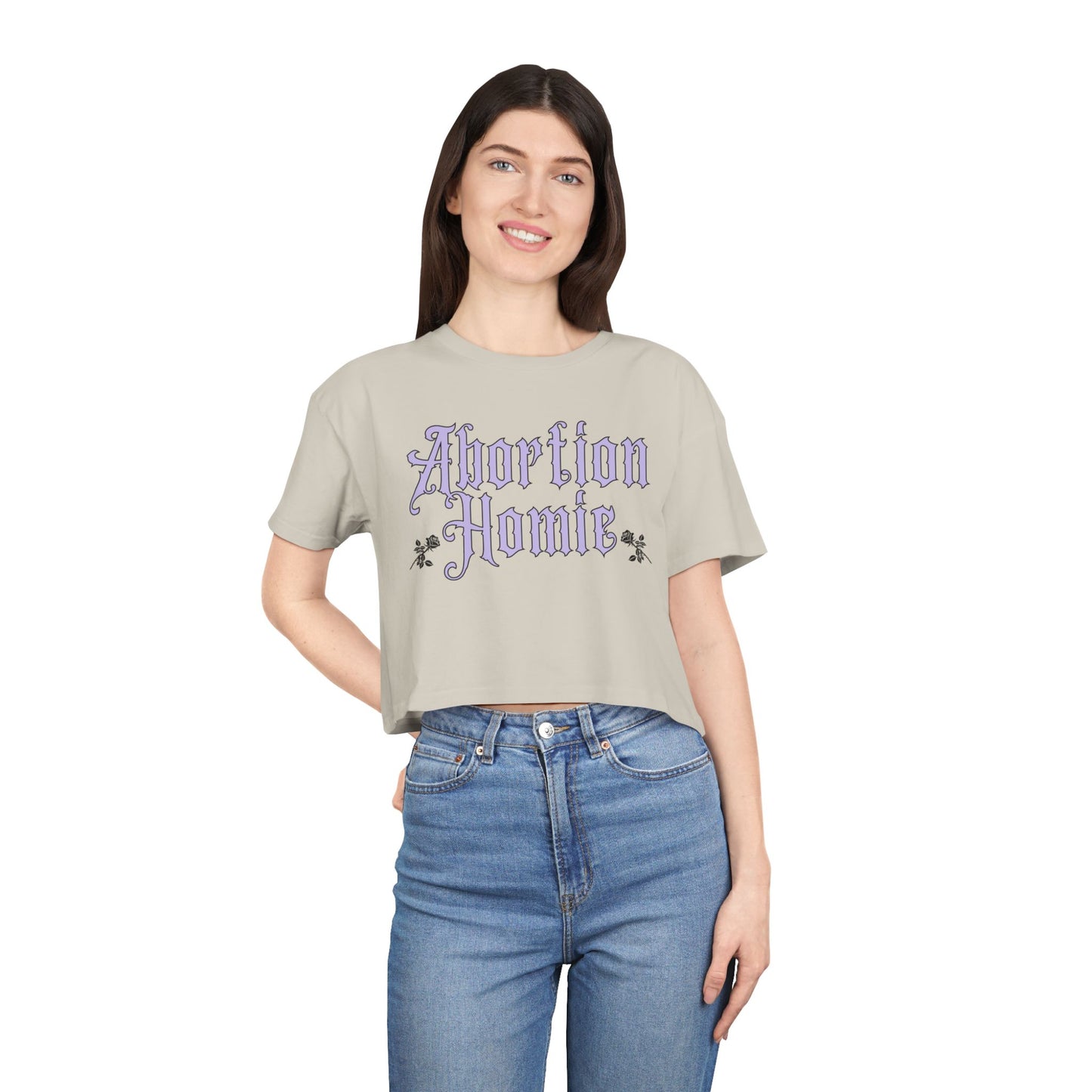 Abortion Homie Crop Tee