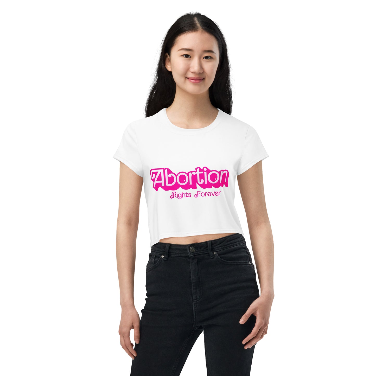 Abortion Rights Forever Crop Tee