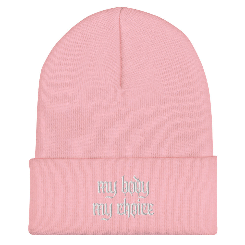 My Body My Choice Cuffed Beanie