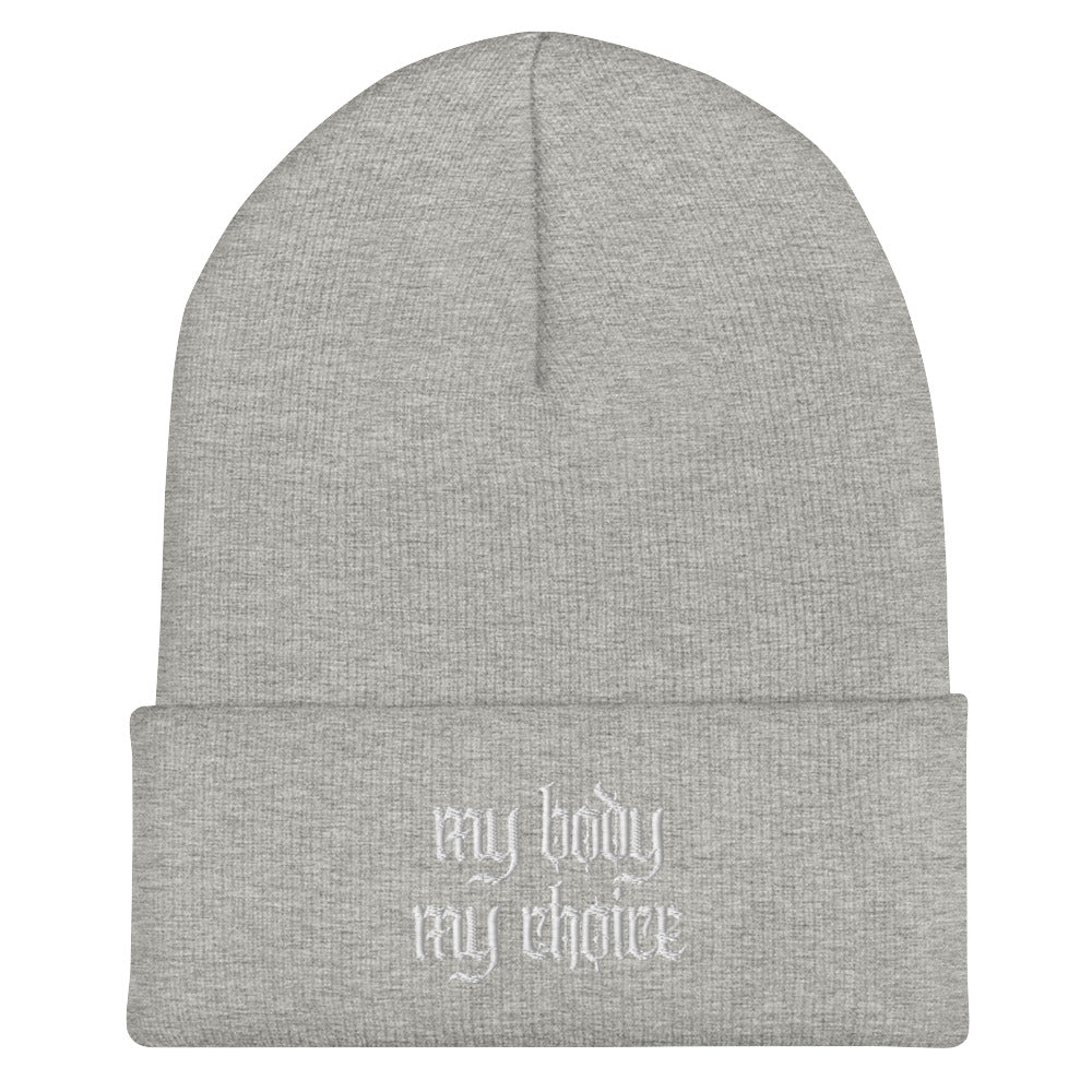 My Body My Choice Cuffed Beanie