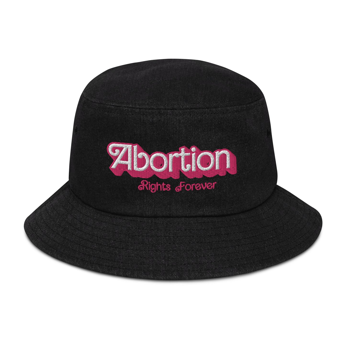 Abortion Rights Forever Denim bucket hat