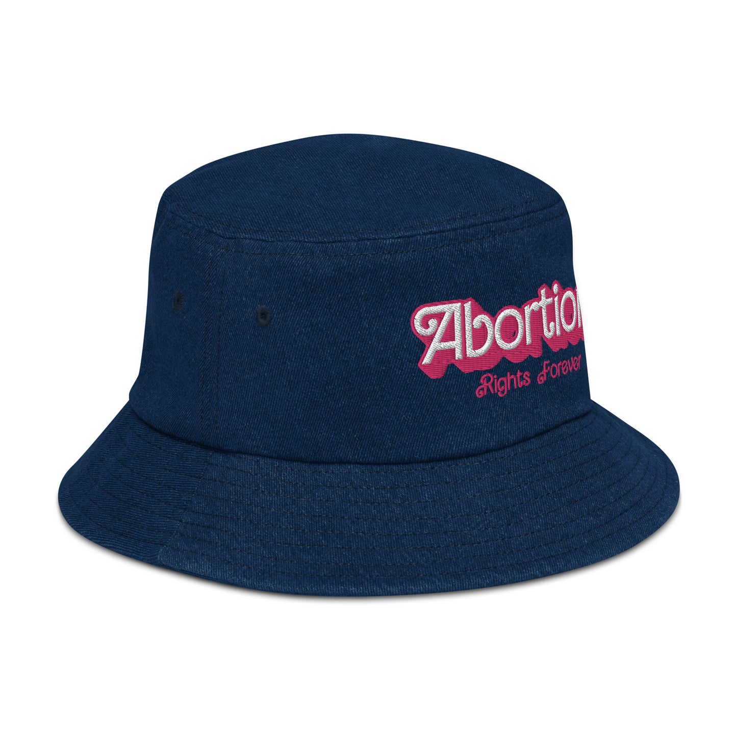 Abortion Rights Forever Denim bucket hat