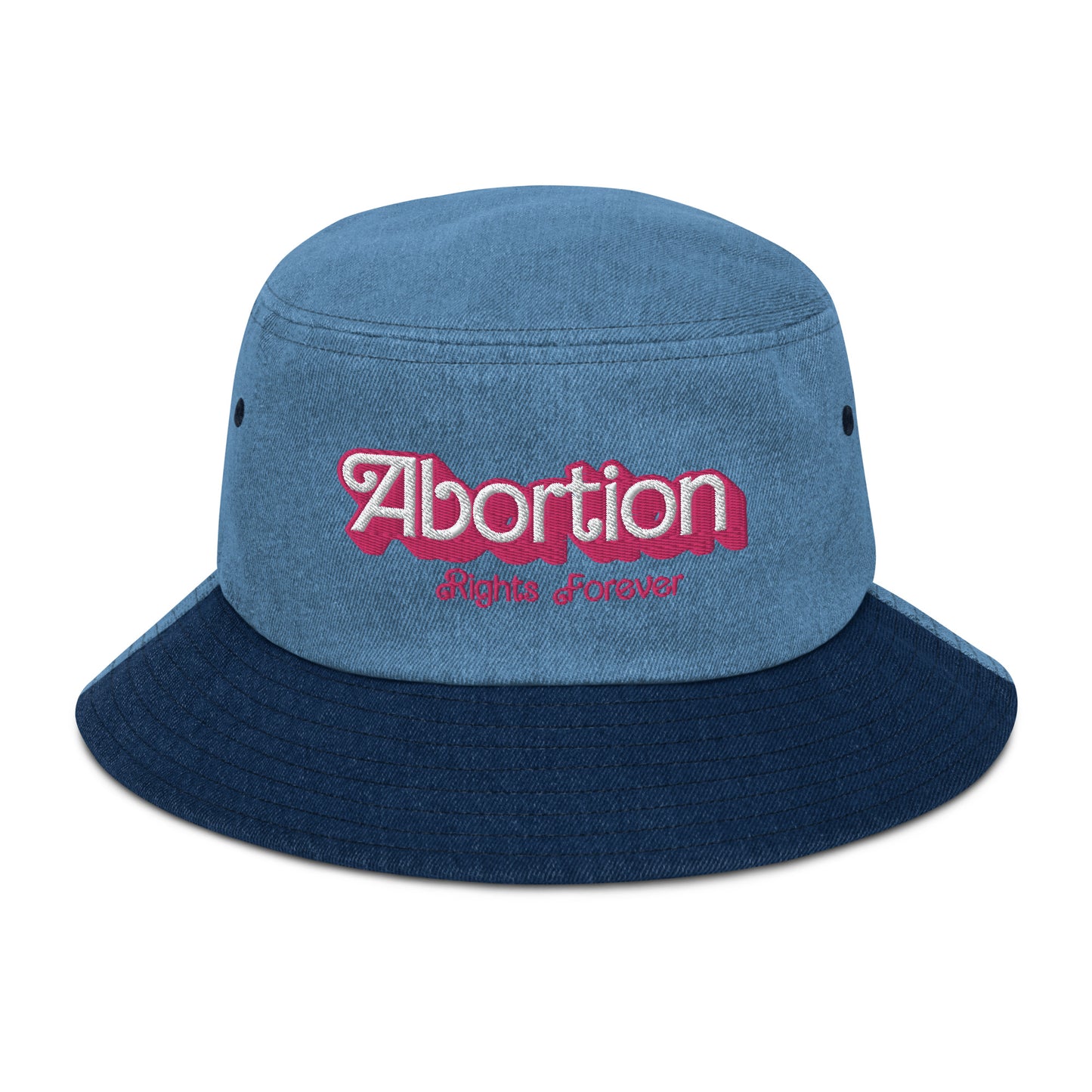 Abortion Rights Forever Denim bucket hat