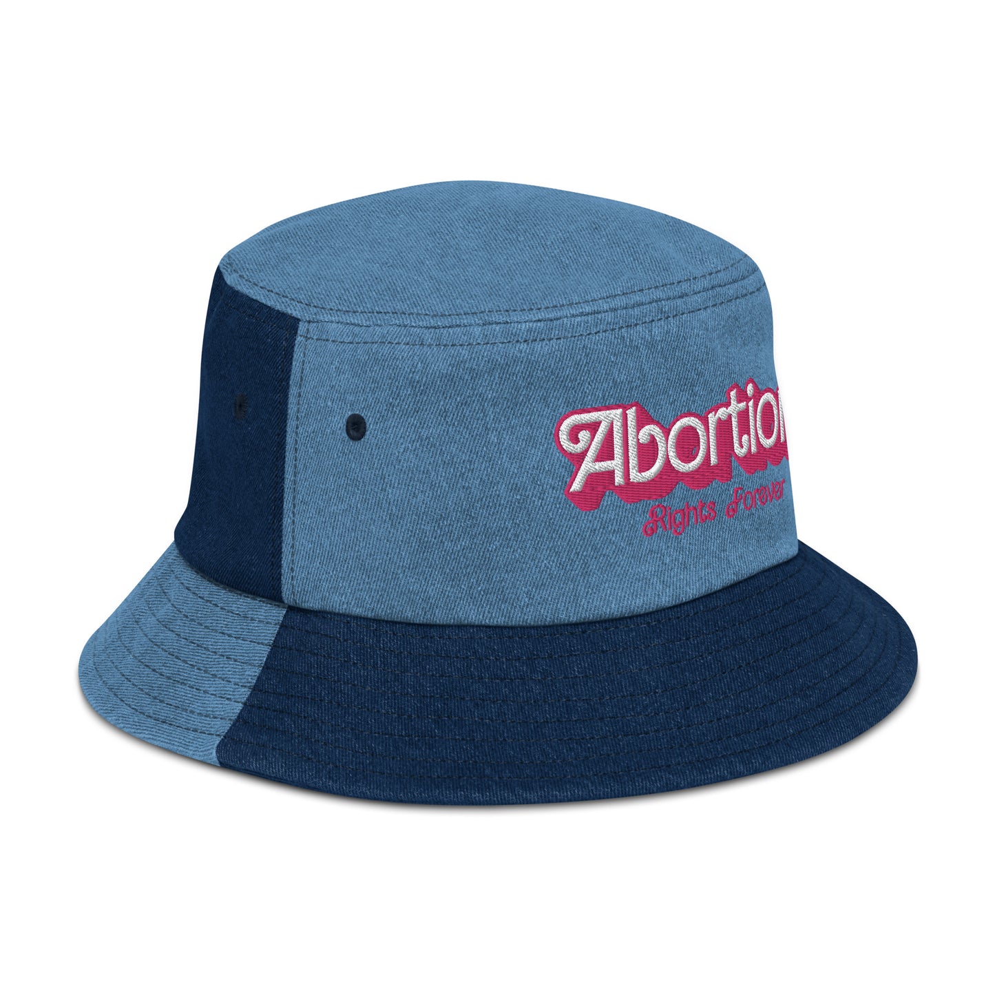 Abortion Rights Forever Denim bucket hat