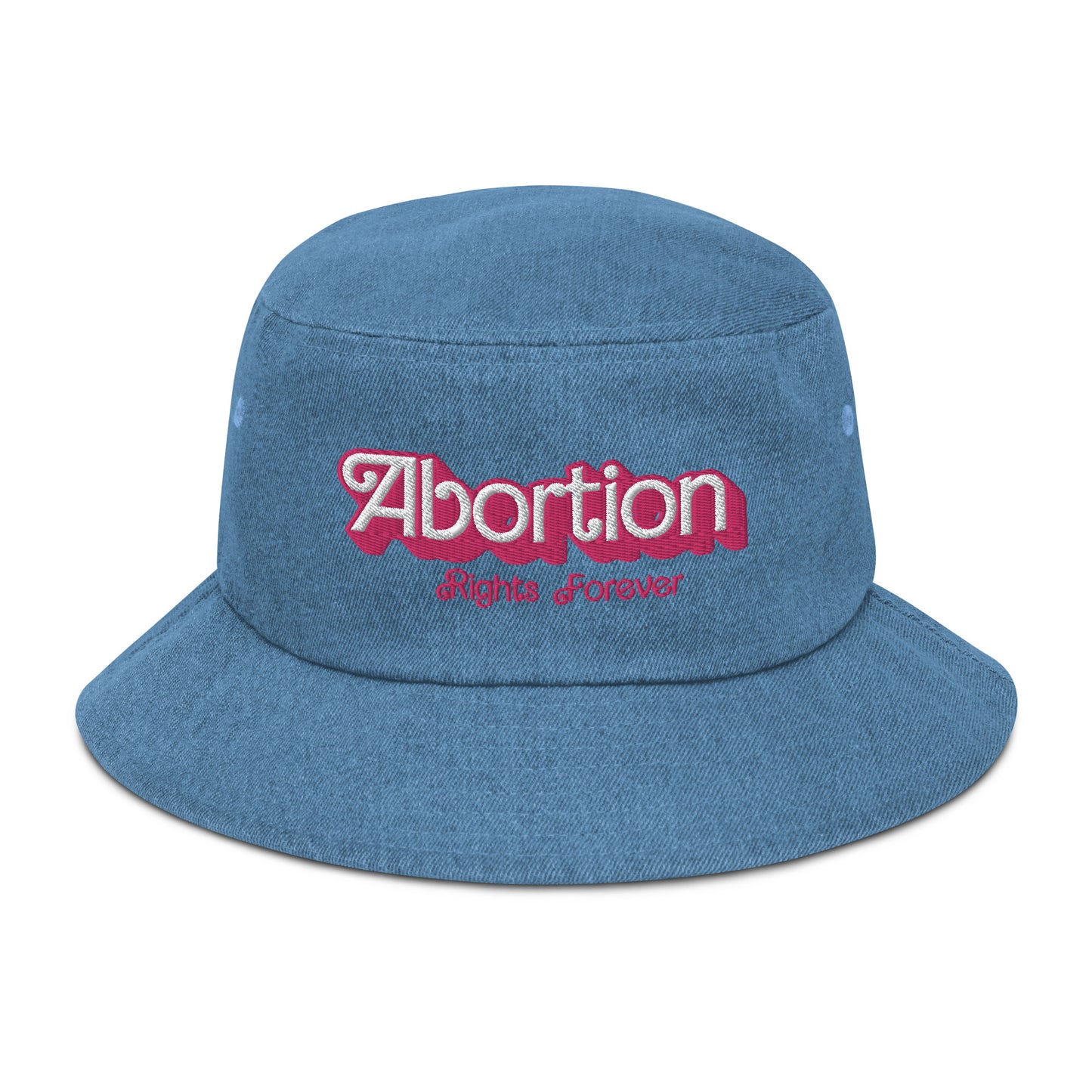 Abortion Rights Forever Denim bucket hat