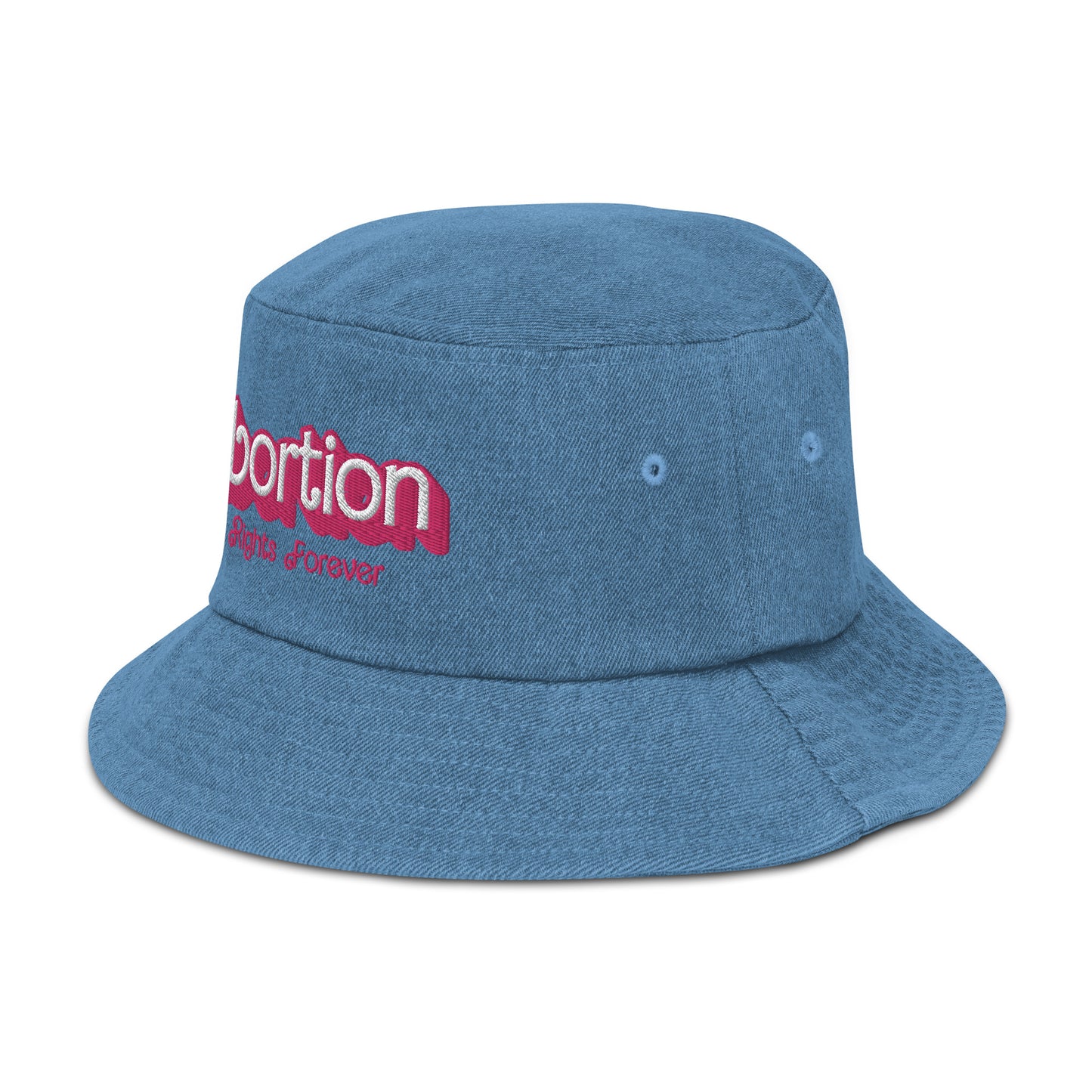 Abortion Rights Forever Denim bucket hat