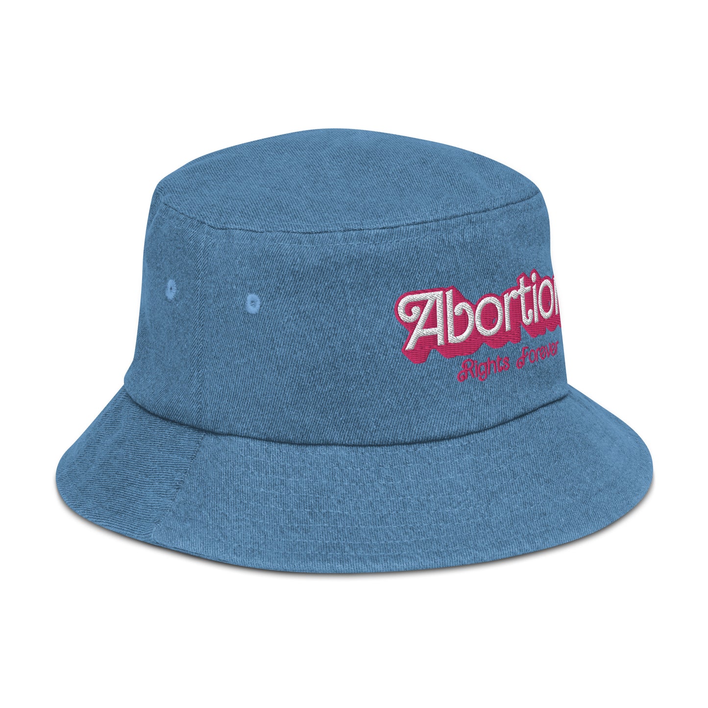 Abortion Rights Forever Denim bucket hat