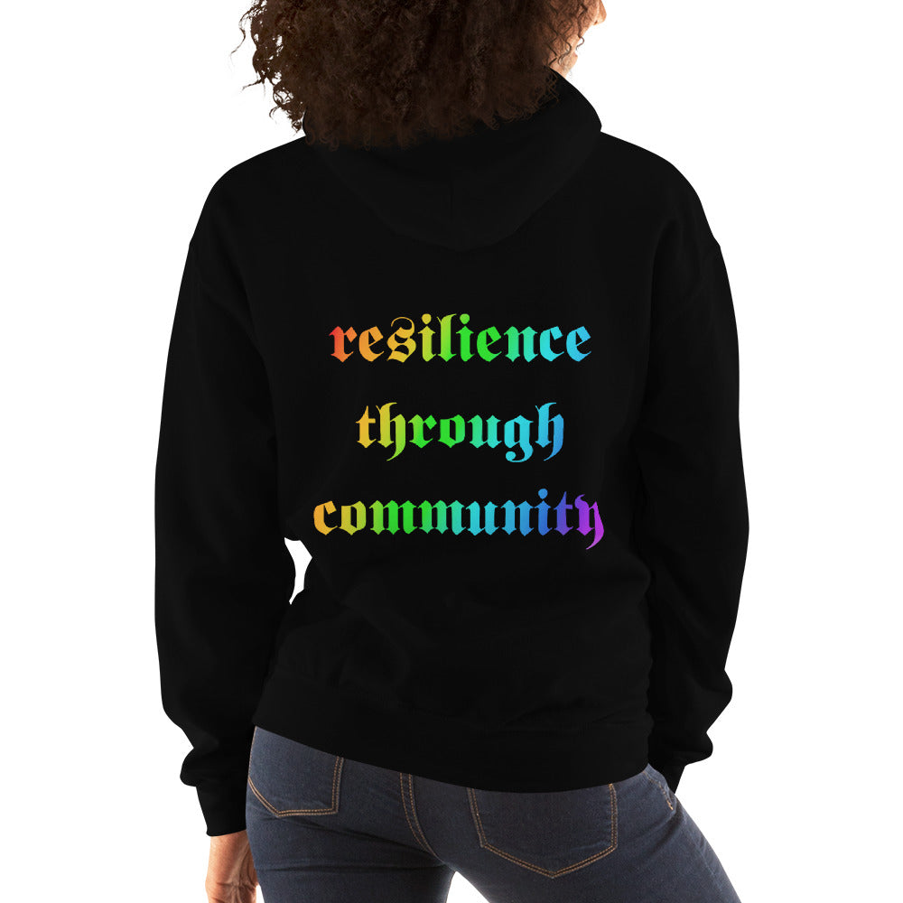 Resilience Through Community PRIDE Sweatshirt