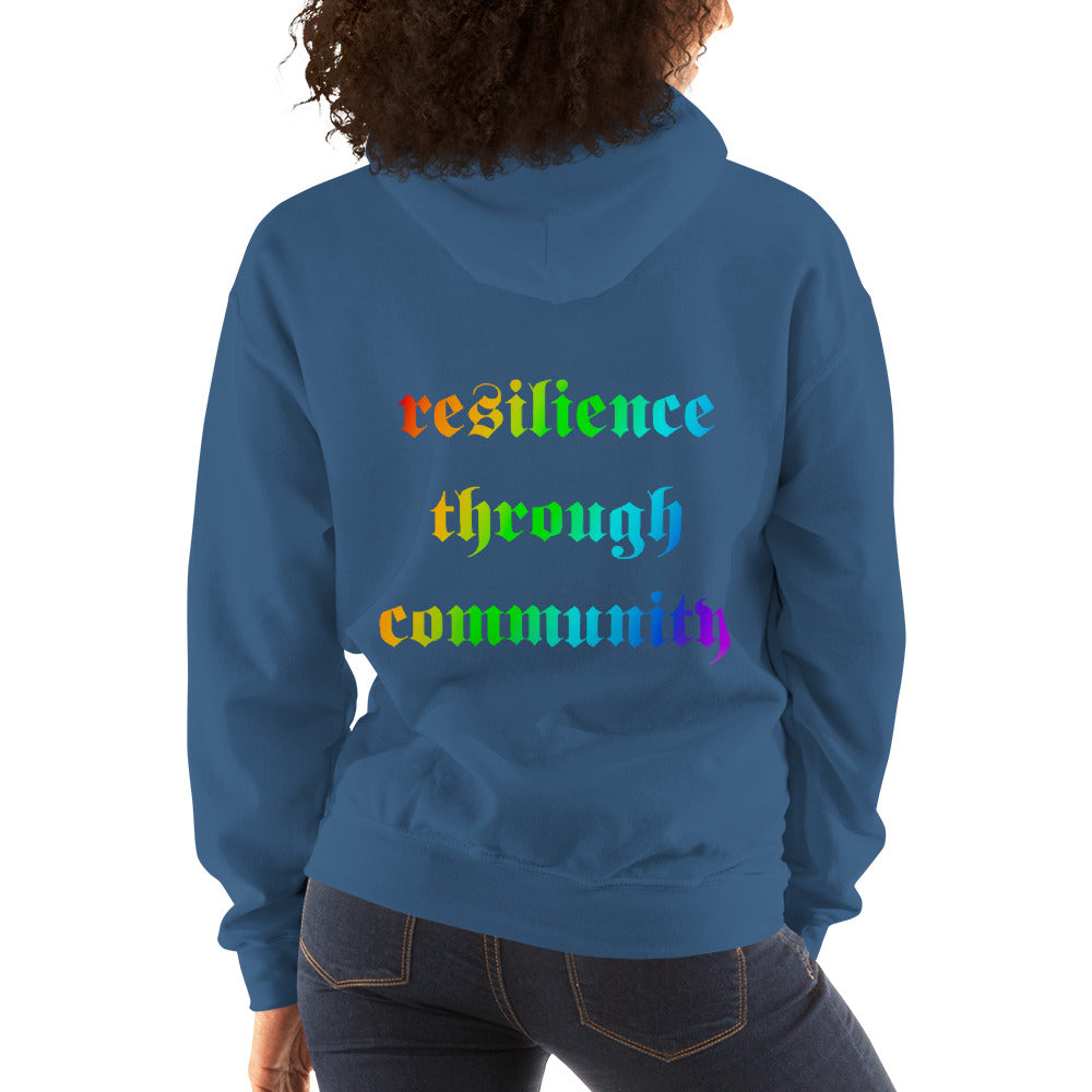 Resilience Through Community PRIDE Sweatshirt