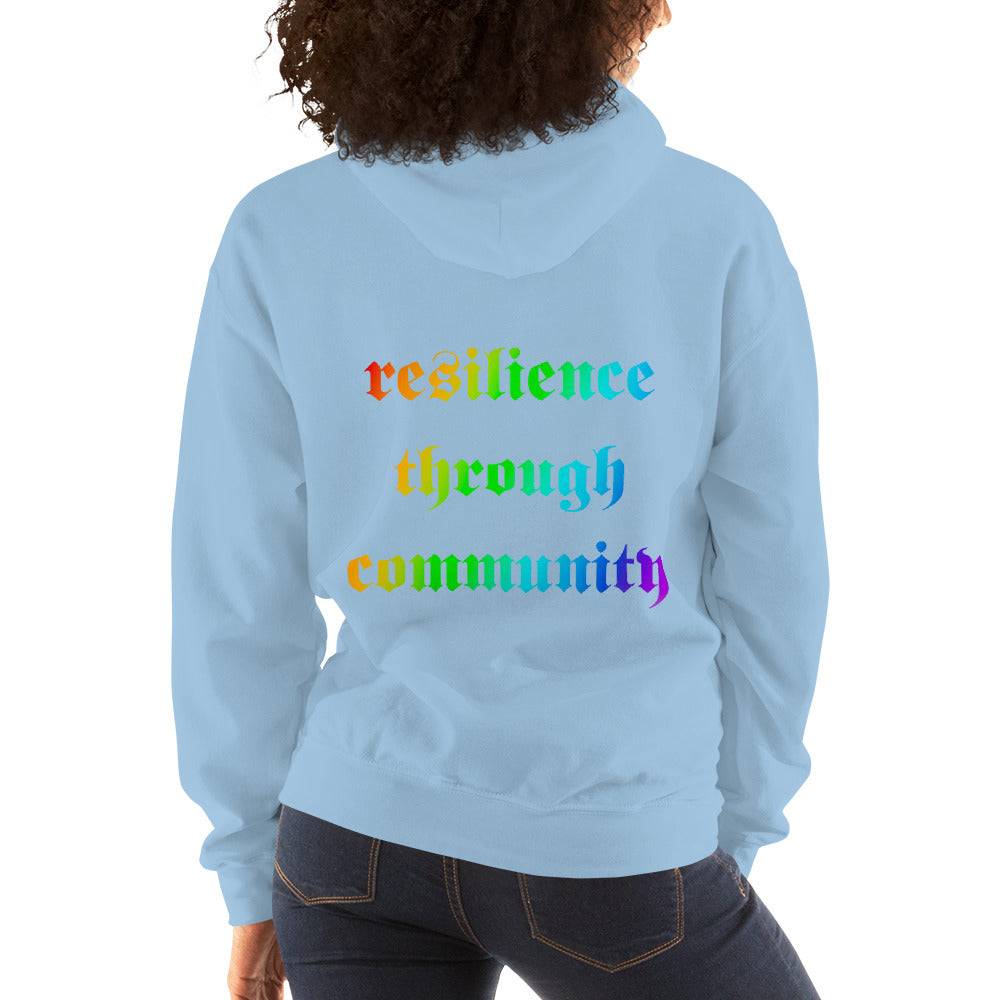 Resilience Through Community PRIDE Sweatshirt