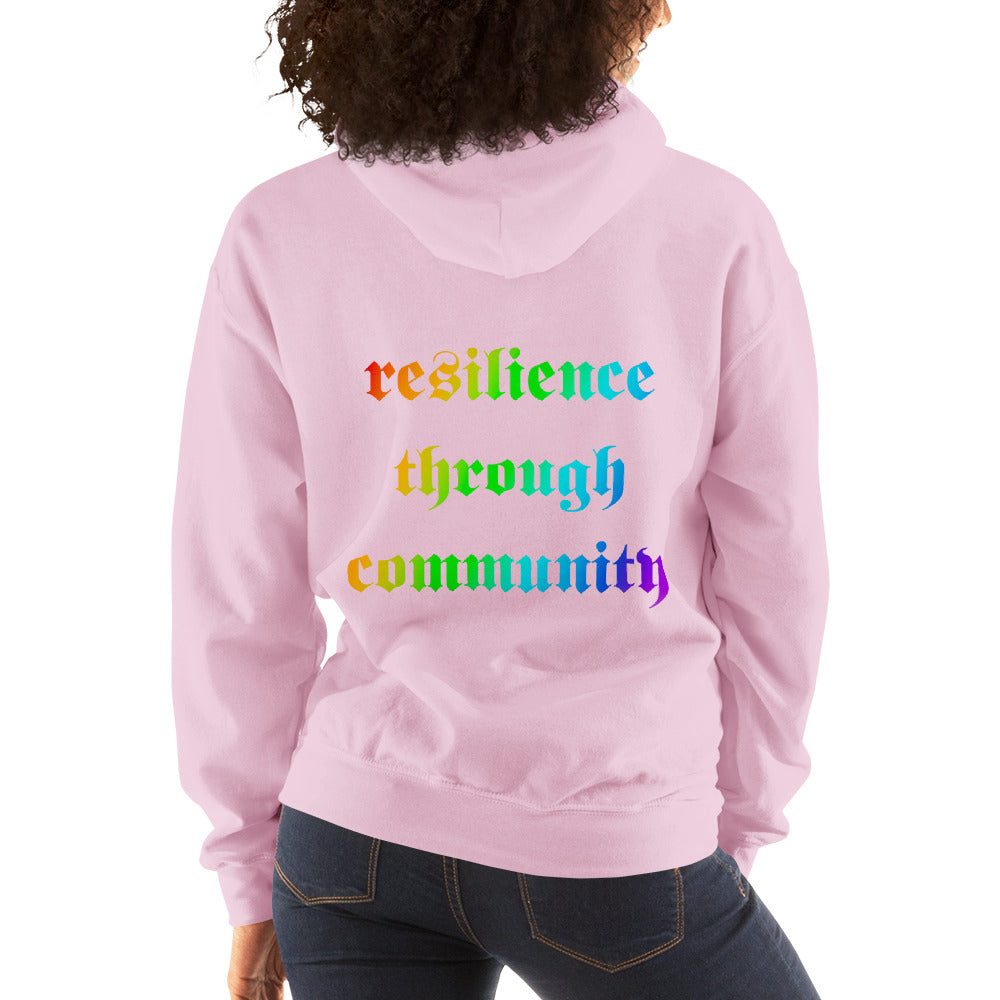 Resilience Through Community PRIDE Sweatshirt