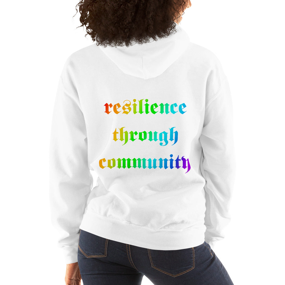 Resilience Through Community PRIDE Sweatshirt