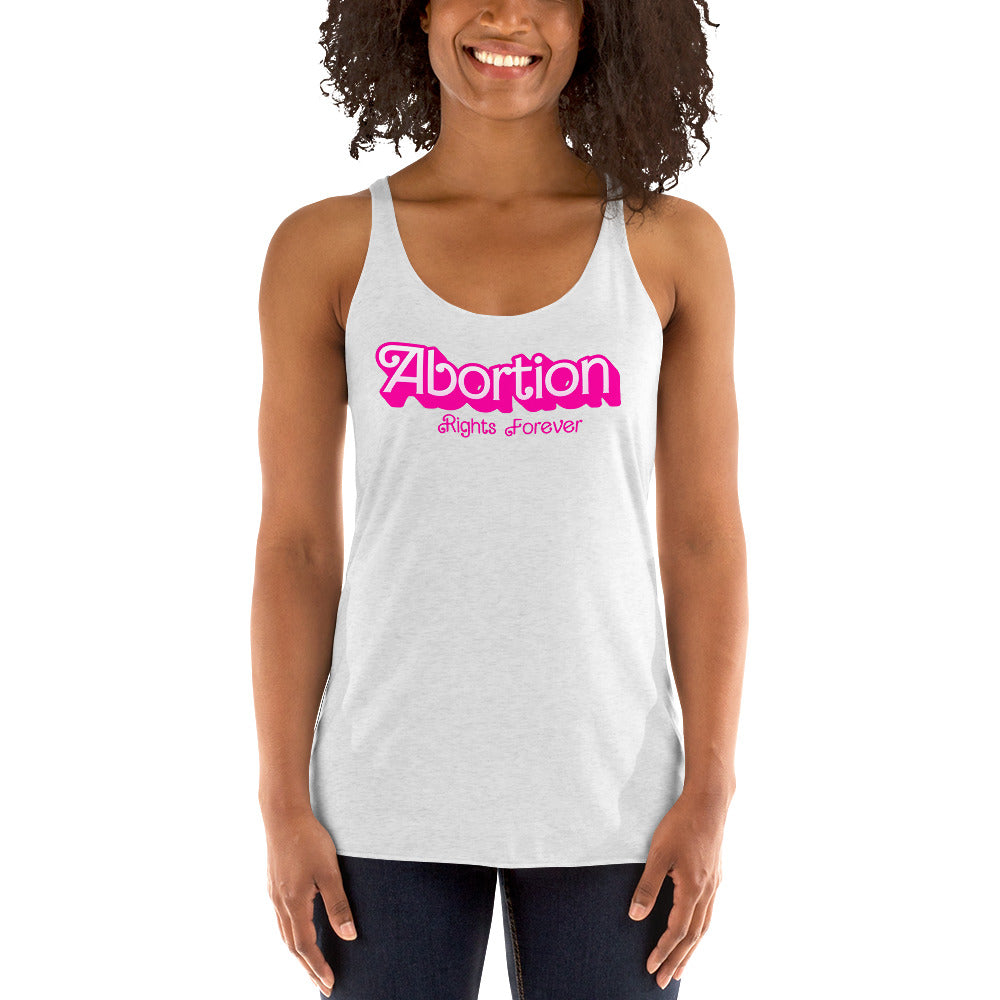 Abortion Rights Forever Racerback Tank