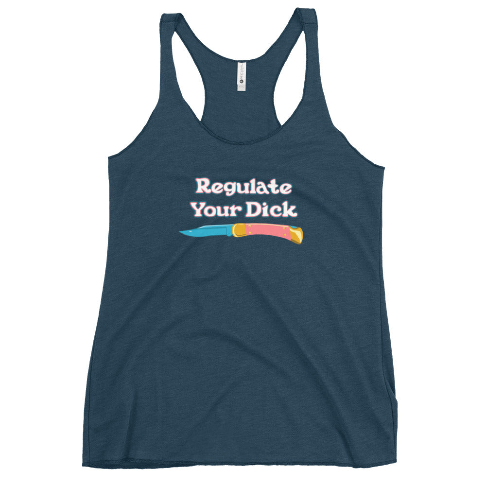 Regulate Your Dick Racerback Tank