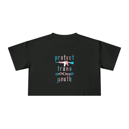 "protect trans youth" Crop Top