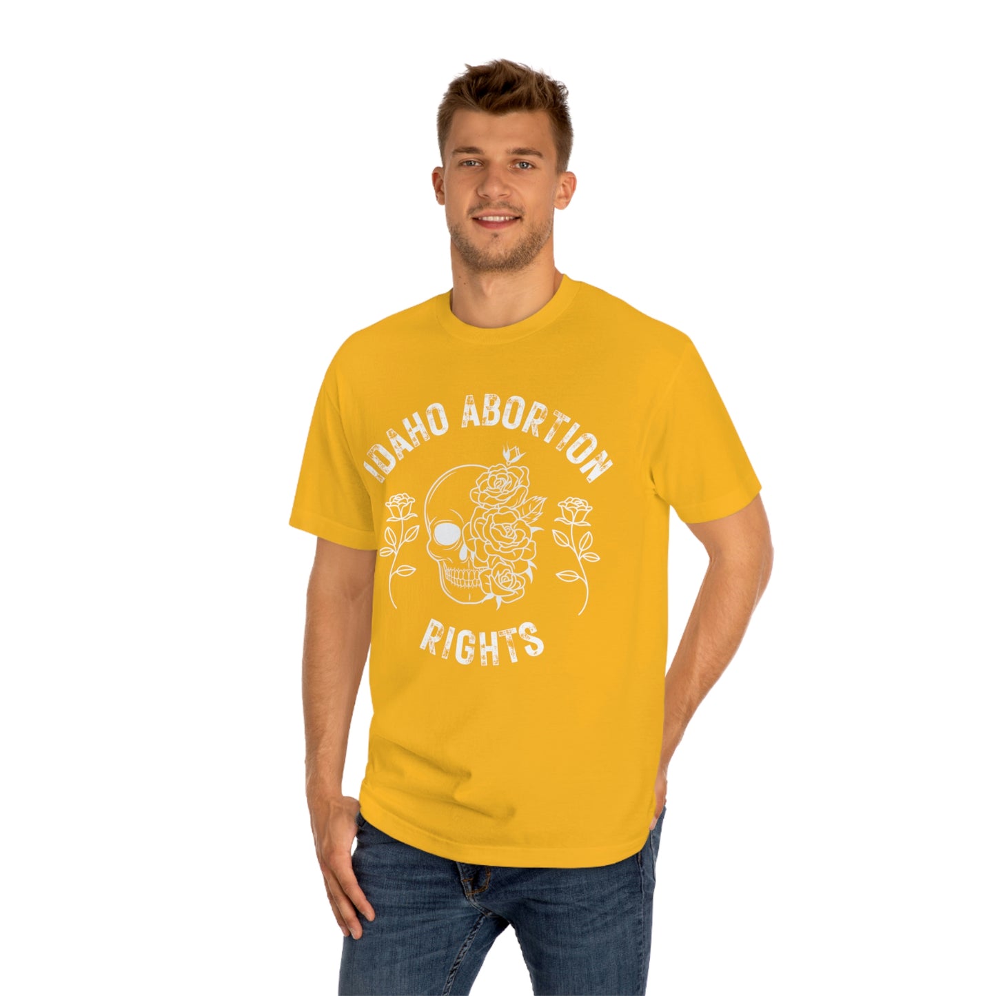 Idaho Abortion Rights Skull & Roses - Unisex Classic T-Shirt