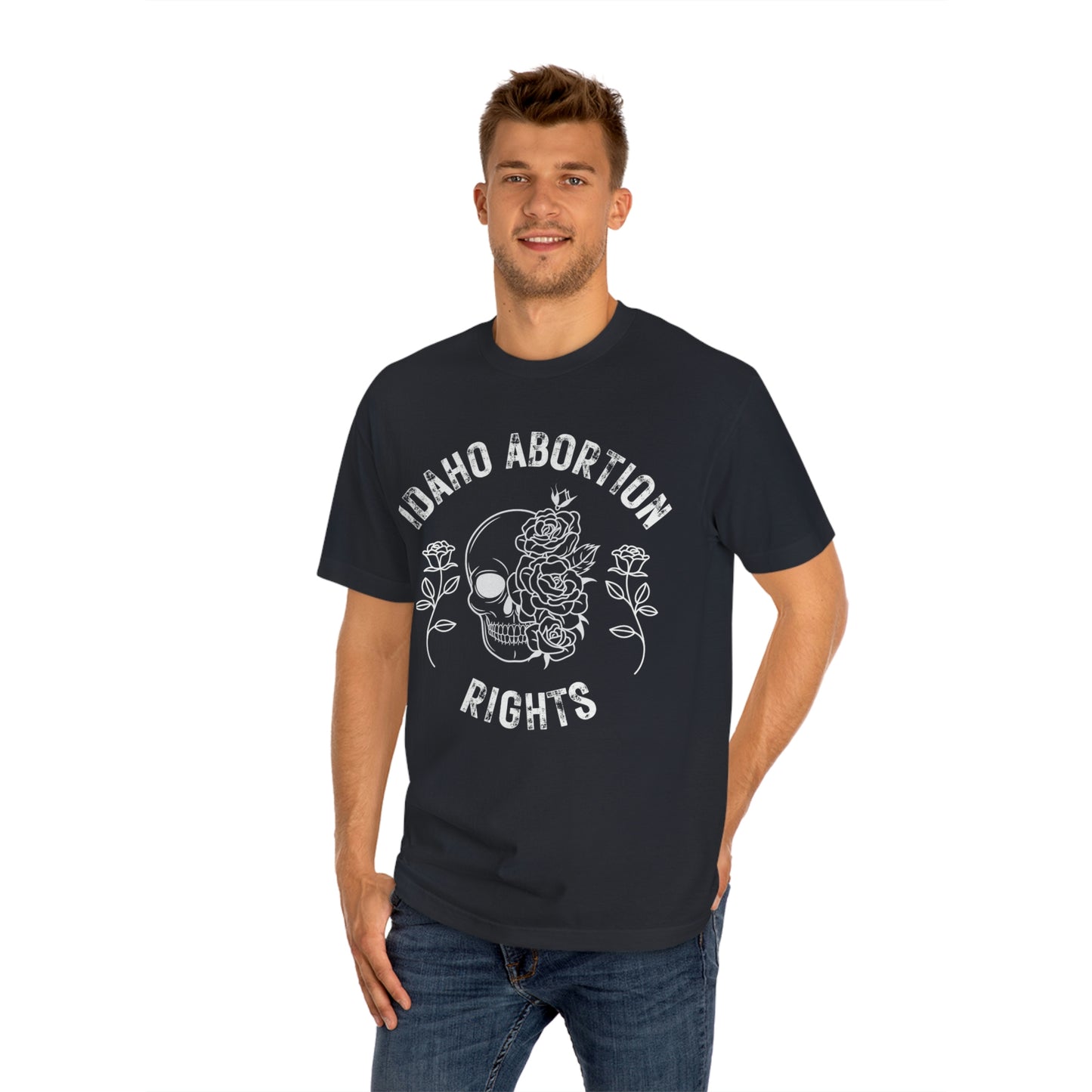 Idaho Abortion Rights Skull & Roses - Unisex Classic T-Shirt