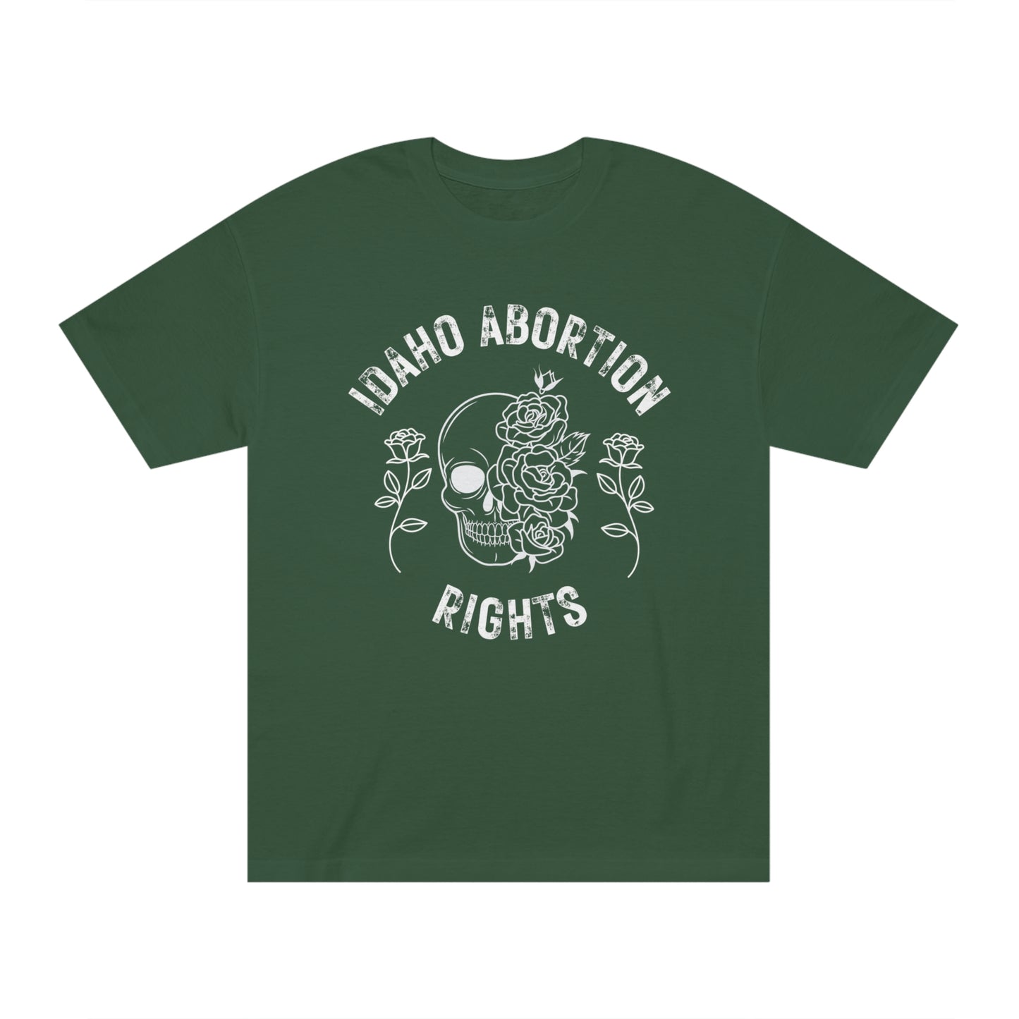 Idaho Abortion Rights Skull & Roses - Unisex Classic T-Shirt