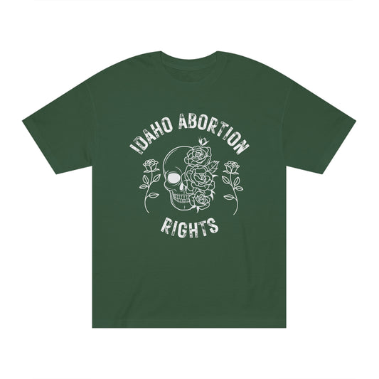 Idaho Abortion Rights Skull & Roses - Unisex Classic T-Shirt