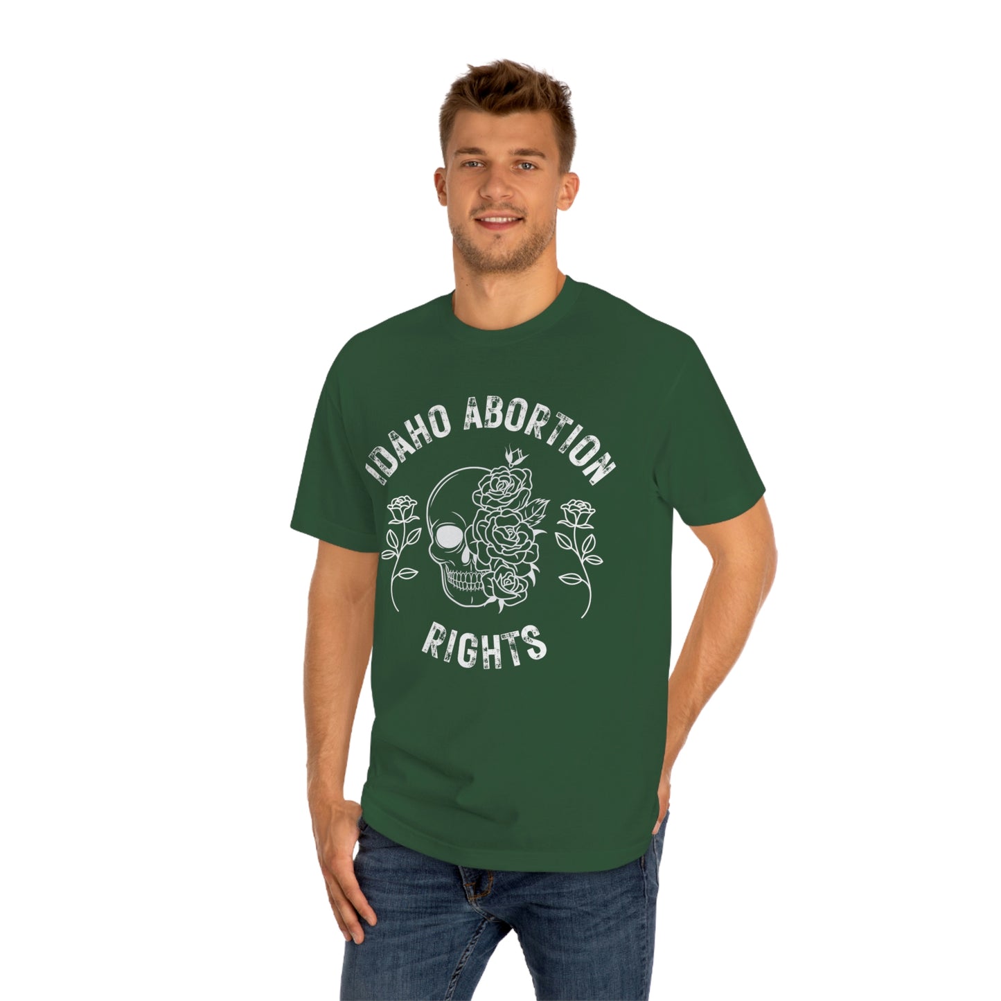 Idaho Abortion Rights Skull & Roses - Unisex Classic T-Shirt