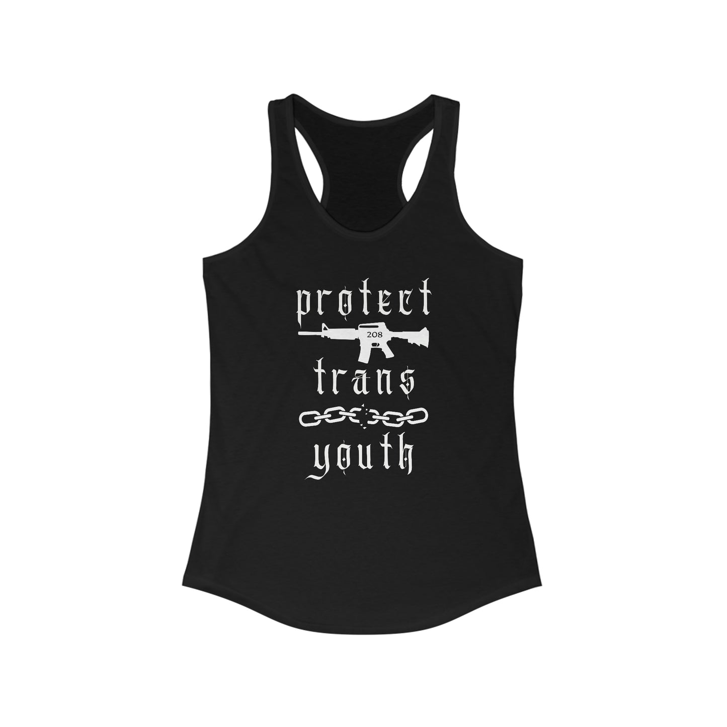 Protect Trans Youth Racerback Tank