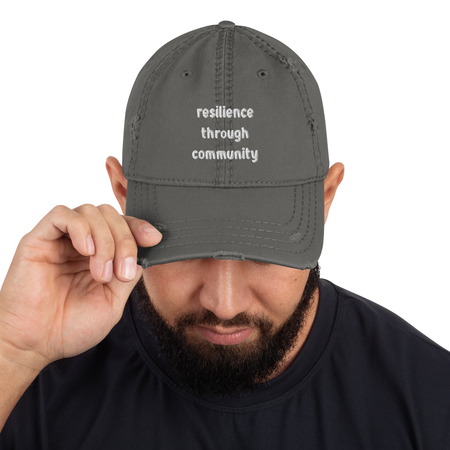 "resilience through community" Idaho Abortion Rights Distressed Hat