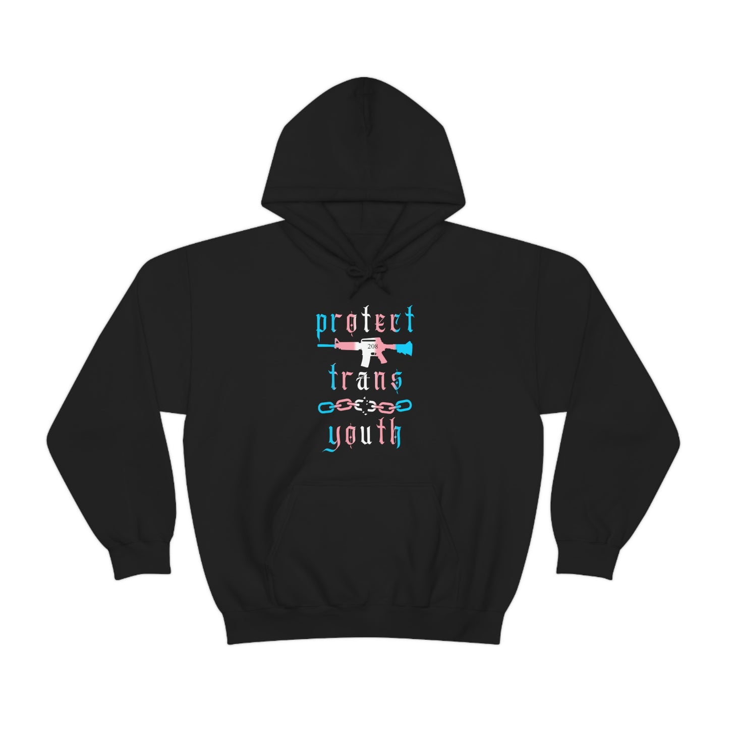 "protect trans youth" Unisex Heavy Hooded Sweatshirt