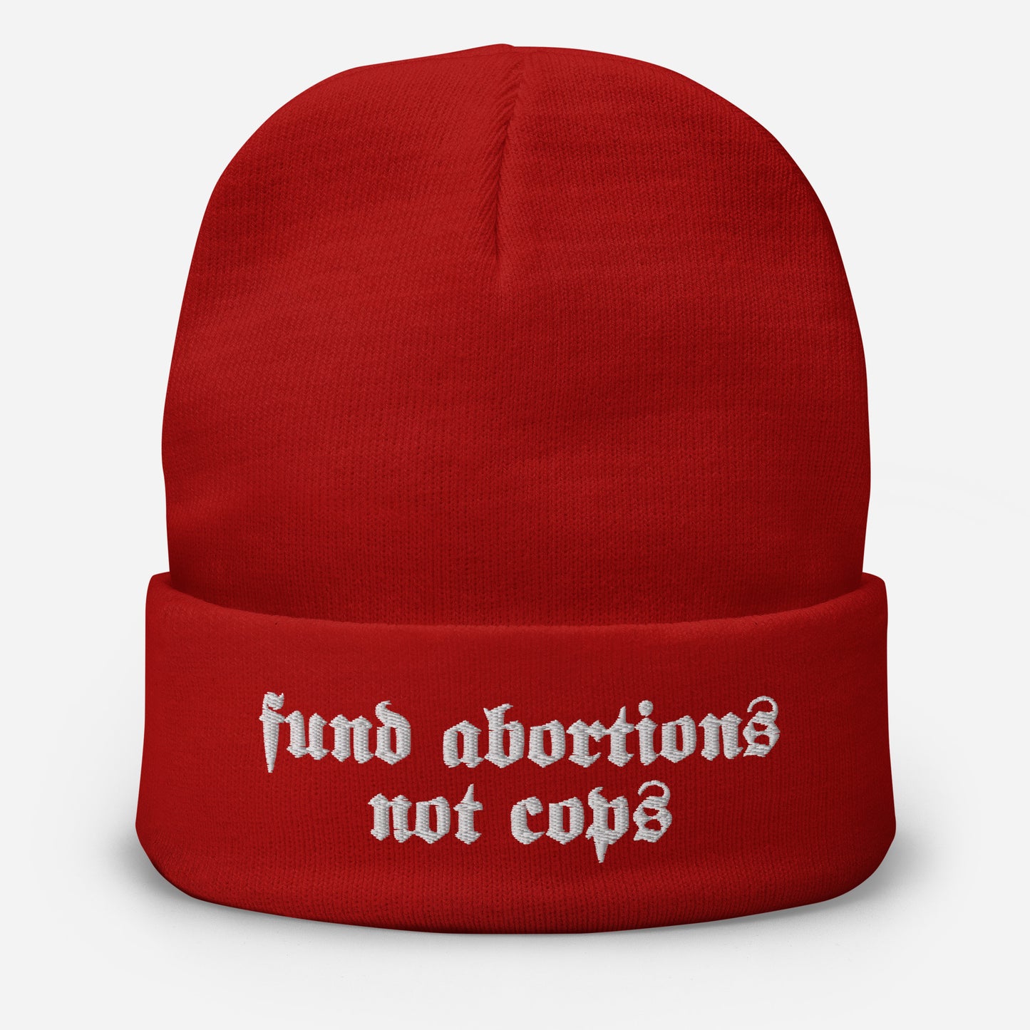 Fund Abortions Not Cops Beanie