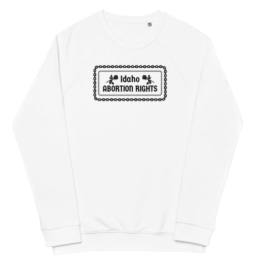 Idaho Abortion Rights Logo - Unisex organic raglan sweatshirt