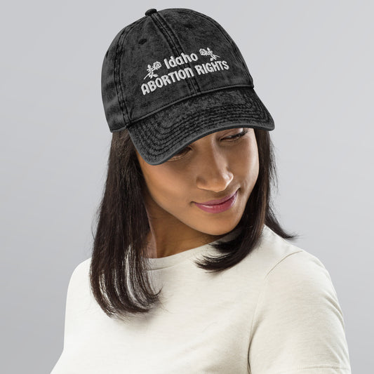 Idaho Abortion Rights Washed Fabric Hat